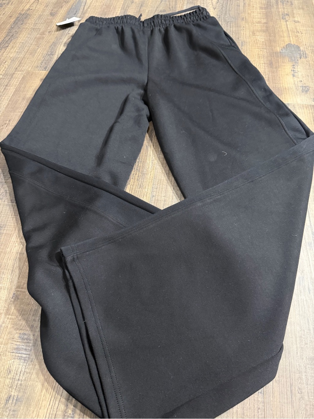 Arizona Jean Company Black Wide-Leg Track Pants - Picture 3 of 4